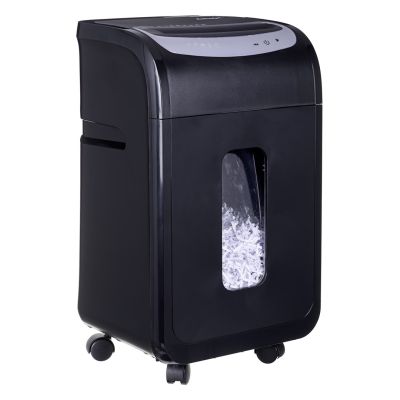 Activejet ASH-2502C Aktenvernichter, P-4, 28 l, 4 x 40 mm Schnipsel, 25 Blatt, schwarz