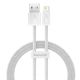 Baseus Dynamic Series 2,4A USB-A-Lightning-Kabel 1 m – weiß