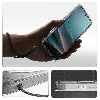 15. Spigen Ultra Hybrid S Mag MagSafe Hülle für Samsung Galaxy S26+ - Transparent und Weiß