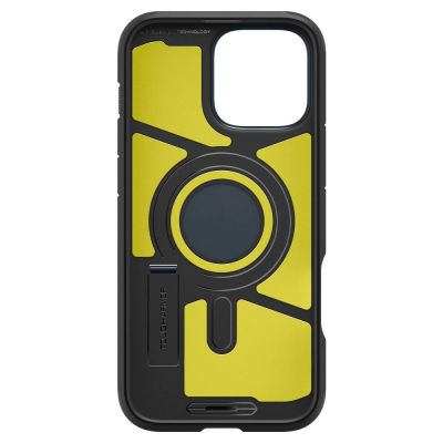 4. Spigen Tough Armor MagSafe Hülle mit Ständer für iPhone 16 Pro Max – Dunkelgrau