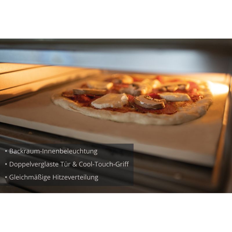 5. Neuer Alfredo-Pizzaofen in Silber