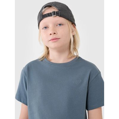 5. Einfarbiges Oversize-T-Shirt für Jungen 4F 4FJWSS25TTSHM2324-46S