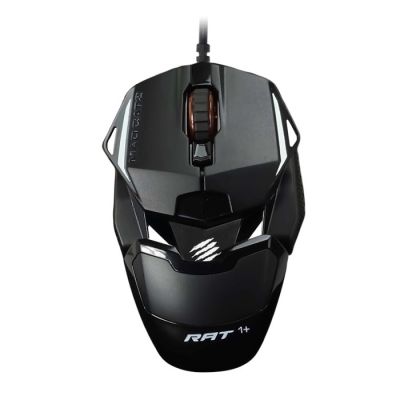 Mad Catz THE AUTHENTIC RAT 1+ Gaming-Maus (MR01MCINBL000-0)