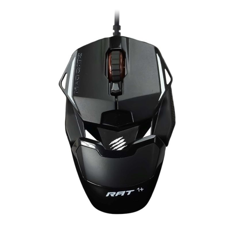 Mad Catz THE AUTHENTIC RAT 1+ Gaming-Maus (MR01MCINBL000-0)