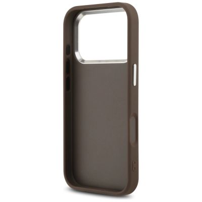 7. Guess 4G Big 4G Classic Logo Hülle für iPhone 17 Pro braun - silber