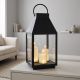 3. LED-Laterne 35 cm, 3 Kerzen, Saska Geschenk & Dekoration