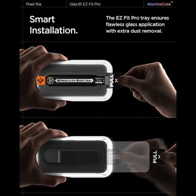 11. Spigen Glas.tR EZ Fit Pro 2er-Pack Displayschutzfolie aus gehärtetem Glas für Google Pixel 10A