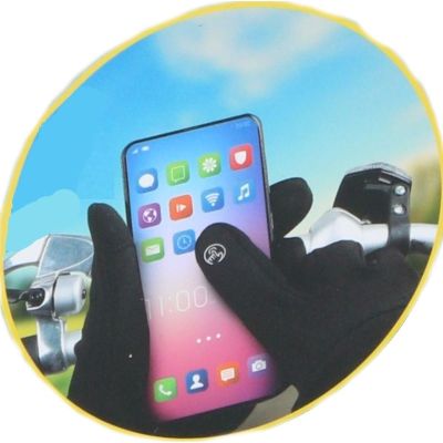 4. DUNLOP TOUCHSCREEN SENIOR ISOLIERTE RADHANDSCHUHE S.XL