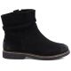 2. Schwarze Wildleder-Ankle-Boots für Damen, Jezzi ASA296-4