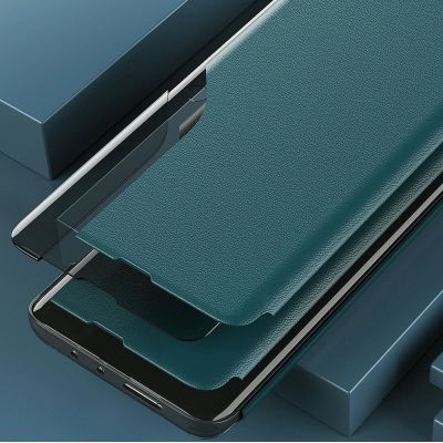 11. Eco Leather View Case booktype case schutzhülle aufklappbare hülle Samsung Galaxy A72 4G lila