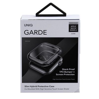 7. Uniq Garde-Gehäuse für Apple Watch 4/5/6/SE 44 mm – Grau