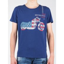 Wrangler S/S Biker Flag Tee W7A53FK 1F