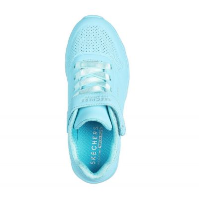 2. Skechers UNO LITE Kinder Sportschuhe Casual Sneakers Blau (310451L-TURQ)