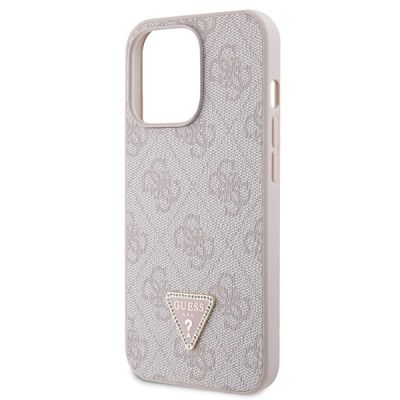 7. Guess GUHCP13LP4TDSCPP Hülle für iPhone 13 Pro / 13 – rosa Crossbody 4G Metalllogo