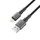 4. Tech-Protect UltraBoost DNA USB-A/ Lightning -Kabel 15W/2,4A 100 cm – grau