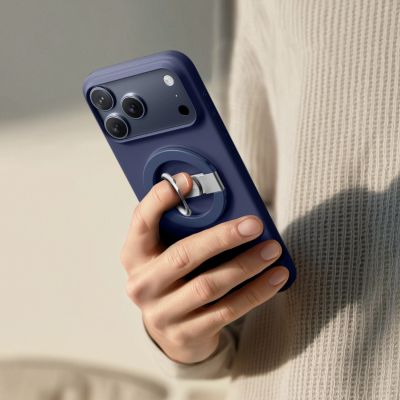 8. AmazingThing Minimal Air Case für iPhone 17 Pro Max, kompatibel mit MagSafe, Blau