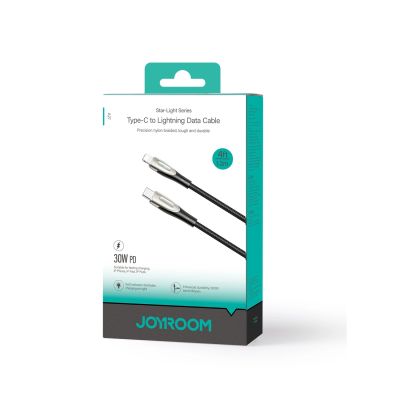 5. Joyroom Star-Light Series SA27-CL3 USB-C / Lightning 30W 1,2m Kabel - Schwarz