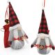 8. Dekorativer Weihnachtsmann mit Geschenktüte, 20 cm, Mädchen