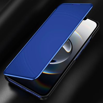 7. Transparente Schutzhülle für iPhone 16e/17e (Klappcover) – Blau