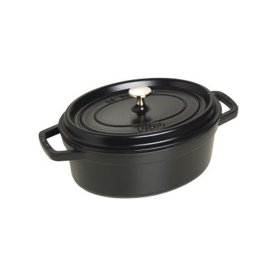 2. Ovaler Gusseisentopf Staub – 3,2 l, Schwarz