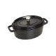2. Ovaler Gusseisentopf Staub – 3,2 l, Schwarz