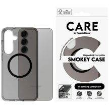 CARE by PanzerGlass Flagship Urban Combat Black QI-Hülle für Samsung Galaxy S25+ – durchscheinender Rauch