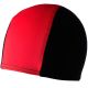 2. Crowell Lycra Badekappe-SR-Schwarz-Rot