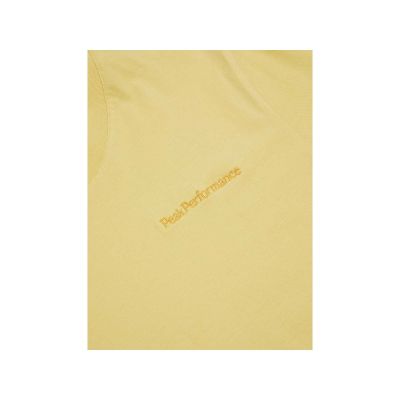 3. PEAK PERFORMANCE Original Small Logo Tee Damen gelb