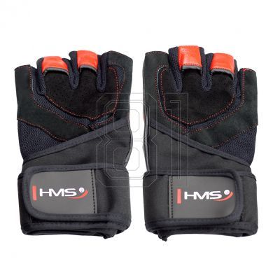 31. Schwarz/Rot HMS RST01 rS Gym Handschuhe