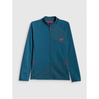 7. Damen-Trekking-Sweatshirt, schmal geschnitten, ohne Kapuze, Größe 4F 4FRSS26TFSWF0986-46S