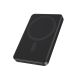 GEMBIRD Powerbank mit kabelloser Ladefunktion, 15 W, 5000 mAh, Schwarz