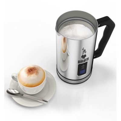 4. Bialetti MK01 Automatischer Milchaufschäumer Edelstahl