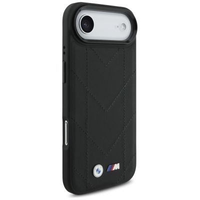 4. BMW M Quilted Logo MagSafe Case für iPhone 17 Air – Schwarz
