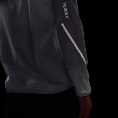 12. Laufjacke adidas TERREX Xperior CLIMA365 Light Windweave Jacket – black/white, Größe: XL