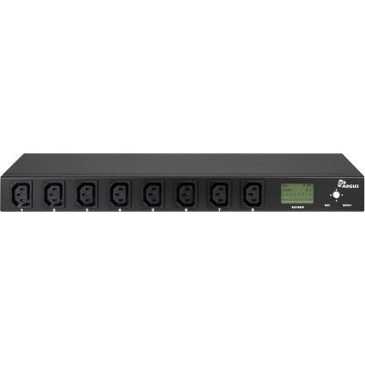Inter-Tech PDU SA-0816 PDU-Stromverteiler mit 8 Netzwerkdosen, Schwarz