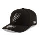 New Era 9SEVENTY San Antonio Spurs NBA Team Schwarze Stretch-Snapback-Kappe - 60755445