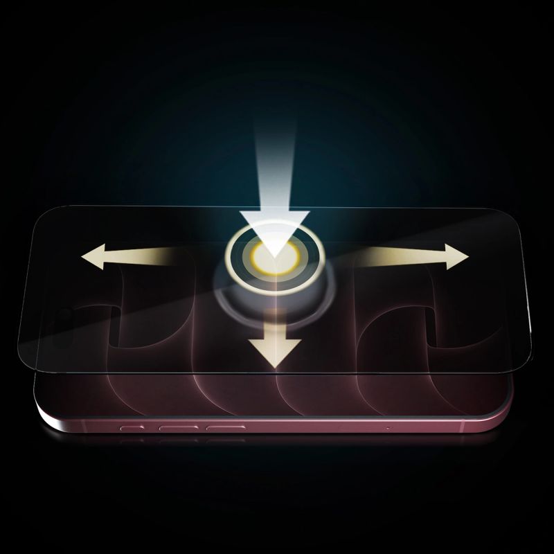 10. Wozinsky EasyFit Privacy Glass Sichtschutzglas für iPhone 17 / 16 Pro - 2 Stk.