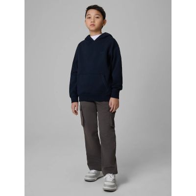 15. Jungen-Sweatshirt mit Kapuze, offen, 4F 4FJWMM00TSWSM1860-31S