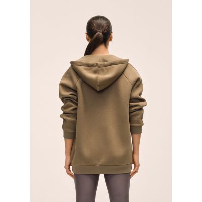4. CASALL Oversized Zip Hoodie für Damen, Braun