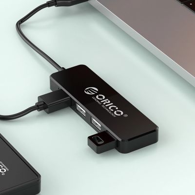 4. Orico FL01 USB-A Hub Dockingstation 4x USB-A 2.0 - Schwarz