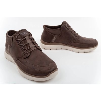 7. Skechers Herren-Schuhe Summits Siegul Slip-ins, gefüttert, braun