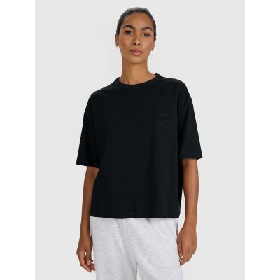 Oversize-T-Shirt für Damen mit Print, Größe 4F 4FRSS25TTSHF2979-20S