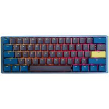 Ducky One 3 Daybreak Mini Gaming-Tastatur USB Deutsch Schwarz, Blau, Grün