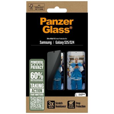4. PanzerGlass Ultra-Wide Fit Sichtschutzglas für Samsung Galaxy S25