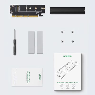 7. Ugreen CM465 PCIe 4.0 x4 auf M.2 NVMe M-Key Erweiterungskarte – Schwarz