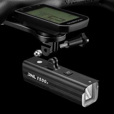 Rockbros RHL1500 Fahrrad-Frontlicht 5000mAh 1500lm IPX6 - Schwarz