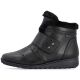 9. Rieker 47268-00 Wasserdichte Leder-Ankle-Boots für Damen, Schwarz