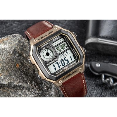 5. Herrenuhr CASIO AE-1200WHL-5AVEF + Box