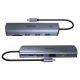 3. UNITEK Hub USB-C 9-in-1, HDMI, VGA, SD, RJ45, 3x USB-A, PD 100W