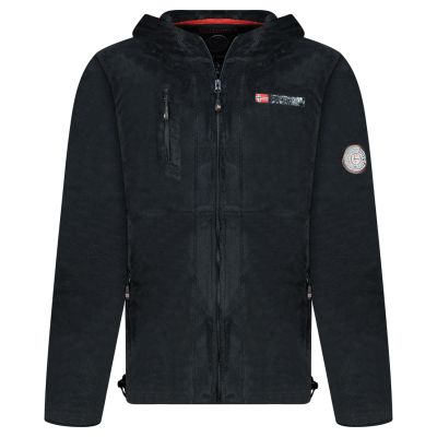 2. Herren-Fleecepullover Geographical Norway UPLOAD HOOD BLACK DB MEN 224 (WY3383H/GN-BLACK)